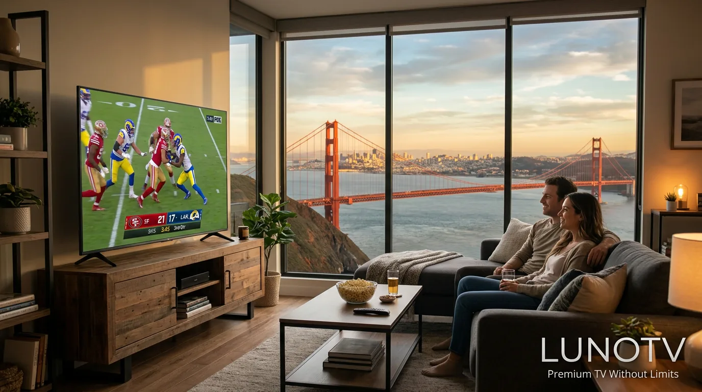 IPTV streaming service in California with live TV channels and sports