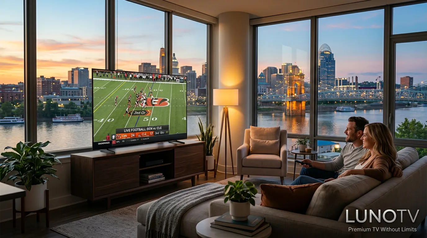 IPTV streaming service in Ohio with live TV channels and sports