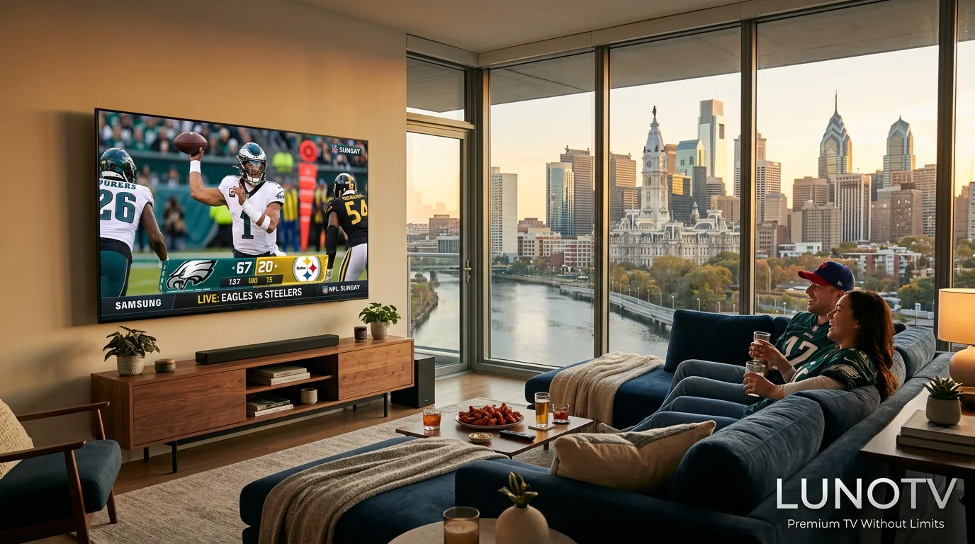 IPTV streaming service in Pennsylvania with live TV channels and sports