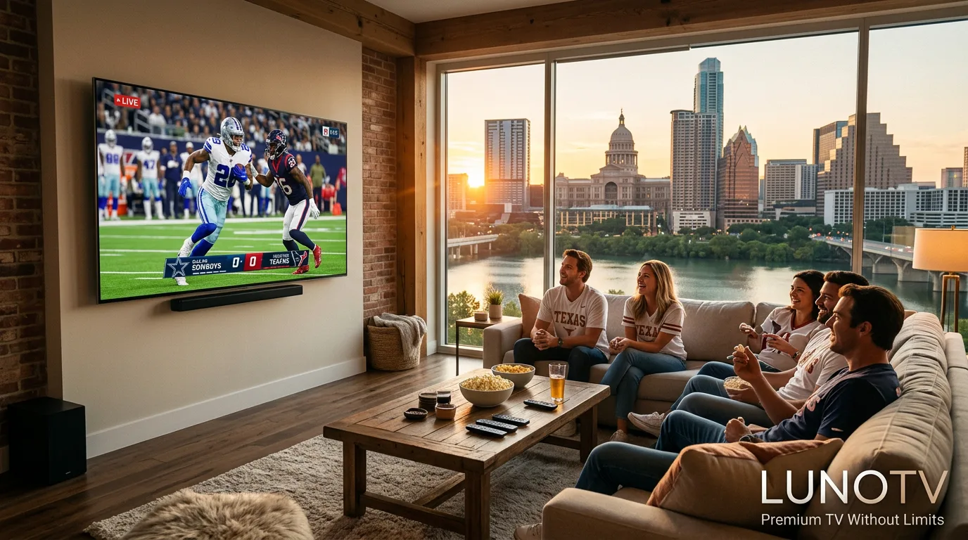 IPTV streaming service in Texas with live TV channels and sports